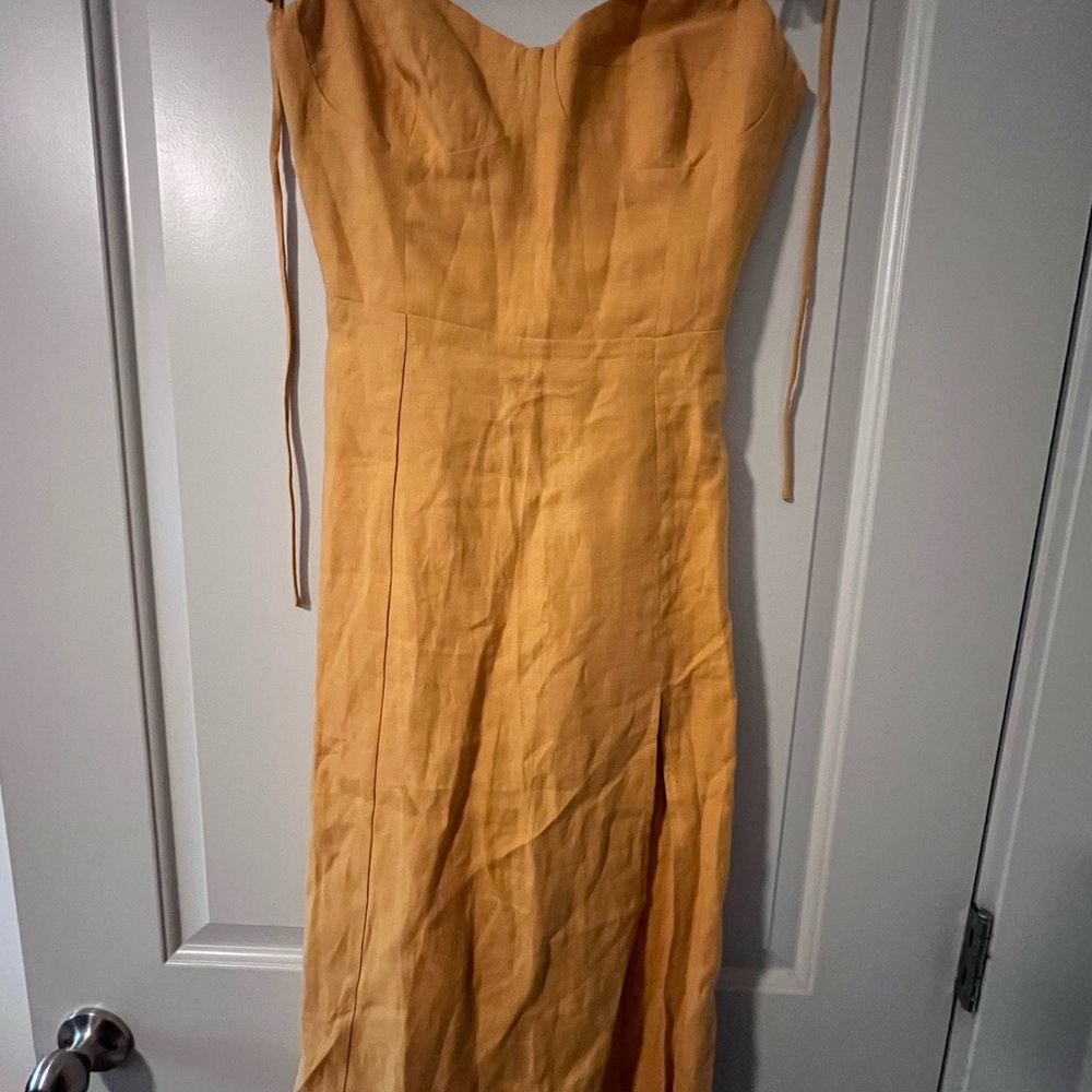 Reformation Yellow/Orange Dress